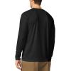 imageMens UPF 50 Long Sleeve Shirts 2 Pack Long Sleeve UV Sun Protection Rash Guard Athletic Fishing Running Swimming TeesA1 Black  Black