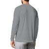 imageMens UPF 50 Long Sleeve Shirts 2 Pack Long Sleeve UV Sun Protection Rash Guard Athletic Fishing Running Swimming TeesA1 Grey  Grey