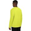 imageMens UPF 50 Long Sleeve Shirts 2 Pack Long Sleeve UV Sun Protection Rash Guard Athletic Fishing Running Swimming TeesB1 White  Safety Yellow