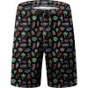 imageMens Swim Trunks Quick Dry Board Shorts with Mesh Lining Breathable Surf Beach Shorts Swimwear Bathing SuitsNeon Hawaii Palm