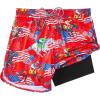 imageMens Swim Trunks with Compression Liner 55quot Board Shorts with Zipper Pockets 2 in 1 Quick Dry Bathing SuitsFlag Horse