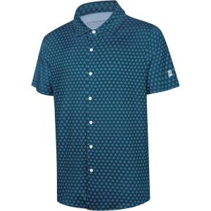 imageMens Hawaiian Shirts Regular Fit Short Sleeve Casual Button Down Summer Tropical Beach ShirtsGreen Clover