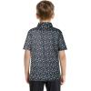 imageBoys Polo Shirt Short Sleeve Performance Dry Fit Stretch Funny Print Active Casual Collared Golf Shirts for BoyBlack Hanging Fruits