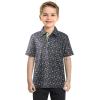 imageBoys Polo Shirt Short Sleeve Performance Dry Fit Stretch Funny Print Active Casual Collared Golf Shirts for BoyBlack Hanging Fruits