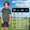 imageBoys Polo Shirt Short Sleeve Performance Dry Fit Stretch Funny Print Active Casual Collared Golf Shirts for BoyGame Controller