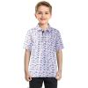 imageBoys Polo Shirt Short Sleeve Performance Dry Fit Stretch Funny Print Active Casual Collared Golf Shirts for BoyGolf Usa Flag