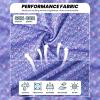 imageBoys Polo Shirt Short Sleeve Performance Dry Fit Stretch Funny Print Active Casual Collared Golf Shirts for BoyLavender Avocado