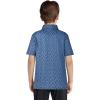 imageBoys Polo Shirt Short Sleeve Performance Dry Fit Stretch Funny Print Active Casual Collared Golf Shirts for BoyNavy Shark