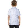 imageBoys Polo Shirt Short Sleeve Performance Dry Fit Stretch Funny Print Active Casual Collared Golf Shirts for BoyPink Golf