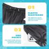 imageBoys Swim Trunks Compression Liner Swim Shorts Quick Dry Bathing Suit with Boxer Brief AntiChafe Boy SwimwearBlack Palm Tree