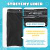 imageBoys Swim Trunks Compression Liner Swim Shorts Quick Dry Bathing Suit with Boxer Brief AntiChafe Boy SwimwearBlack Palm Tree
