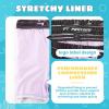 imageBoys Swim Trunks Compression Liner Swim Shorts Quick Dry Bathing Suit with Boxer Brief AntiChafe Boy SwimwearBlack Purple Flag