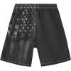 imageBoys Swim Trunks Compression Liner Swim Shorts Quick Dry Bathing Suit with Boxer Brief AntiChafe Boy SwimwearBlack Purple Flag