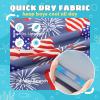 imageBoys Swim Trunks Compression Liner Swim Shorts Quick Dry Bathing Suit with Boxer Brief AntiChafe Boy SwimwearBlue American Flag