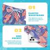 imageBoys Swim Trunks Compression Liner Swim Shorts Quick Dry Bathing Suit with Boxer Brief AntiChafe Boy SwimwearBlue American Flag