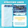 imageBoys Swim Trunks Compression Liner Swim Shorts Quick Dry Bathing Suit with Boxer Brief AntiChafe Boy SwimwearBlue Coconut Tree
