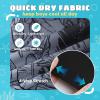 imageBoys Swim Trunks Compression Liner Swim Shorts Quick Dry Bathing Suit with Boxer Brief AntiChafe Boy SwimwearGradient Grey Leaves