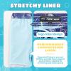 imageBoys Swim Trunks Compression Liner Swim Shorts Quick Dry Bathing Suit with Boxer Brief AntiChafe Boy SwimwearNeon Holiday