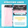 imageBoys Swim Trunks Compression Liner Swim Shorts Quick Dry Bathing Suit with Boxer Brief AntiChafe Boy SwimwearPink Shark