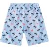 imageBoys Swim Trunks Compression Liner Swim Shorts Quick Dry Bathing Suit with Boxer Brief AntiChafe Boy SwimwearSky Blue Palm Flamingo