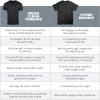 imageFresh Clean Threads Crew Neck TShirt  Pre Shrunk Soft Fitted Premium Tee  Mens T Cotton PolyBlack 4 Pack