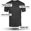 imageFresh Clean Threads Crew Neck TShirt  Pre Shrunk Soft Fitted Premium Tee  Mens T Cotton PolyCharcoal Grey 1 Pack