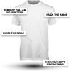 imageFresh Clean Threads Crew Neck TShirt  Pre Shrunk Soft Fitted Premium Tee  Mens T Cotton PolyWhite 2 Pack