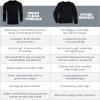 imageFresh Clean Threads Mens Long Sleeve TShirt  Pre Shrunk Soft Fitted Premium Classic Tee  Mens T Shirts Cotton PolyBlack Pack of 1