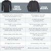 imageFresh Clean Threads Mens Long Sleeve TShirt  Pre Shrunk Soft Fitted Premium Classic Tee  Mens T Shirts Cotton PolyCharcoal Pack of 1