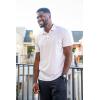imageFresh Clean Threads Mens Polo Shirts  Pre Shrunk Soft Fitted Premium Classic Shirt  Mens Polos Cotton Poly TShirt BlendWhite 1 Pack