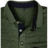 imageMens Casual Polo Shirts Classic Button Basic Short Sleeve Shirt Solid Color Cotton Tees Golf Stylish TopsArmy Greenss
