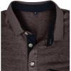 imageMens Casual Polo Shirts Classic Button Basic Short Sleeve Shirt Solid Color Cotton Tees Golf Stylish TopsCoffeess