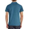 imageMens Casual Polo Shirts Classic Button Basic Short Sleeve Shirt Solid Color Cotton Tees Golf Stylish TopsDark Bluess