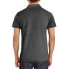 imageMens Casual Polo Shirts Classic Button Basic Short Sleeve Shirt Solid Color Cotton Tees Golf Stylish TopsDark Greyss