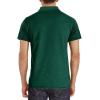 imageMens Casual Polo Shirts Classic Button Basic Short Sleeve Shirt Solid Color Cotton Tees Golf Stylish TopsGreenss