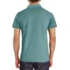 imageMens Casual Polo Shirts Classic Button Basic Short Sleeve Shirt Solid Color Cotton Tees Golf Stylish TopsLight Greenss