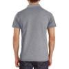 imageMens Casual Polo Shirts Classic Button Basic Short Sleeve Shirt Solid Color Cotton Tees Golf Stylish TopsLight Greyss