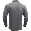 imageMens Casual Polo Shirts Classic Long Sleeve Basic Button TShirt Lightweight Cotton Golf Tops with PocketDarkflowergrey