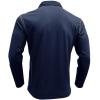 imageMens Casual Polo Shirts Classic Long Sleeve Basic Button TShirt Lightweight Cotton Golf Tops with PocketNavy