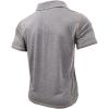 imageMens Casual Polo Shirts Classic Short Sleeve Basic Button TShirt Lightweight Cotton Golf Tops with PocketGrey
