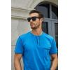 imageMens Fashion Henley Shirt Classic ShortLong Sleeve Lightweight Button Cotton TShirt Casual TopDarkgrey2