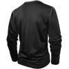 imageMens Henley Long Sleeve Shirts Casual Button TShirt Classic Basic Lightweight Pullover Cotton Tees Fashion TopsBlack