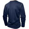 imageMens Henley Long Sleeve Shirts Casual Button TShirt Classic Basic Lightweight Pullover Cotton Tees Fashion TopsNavy