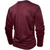 imageMens Henley Long Sleeve Shirts Casual Button TShirt Classic Basic Lightweight Pullover Cotton Tees Fashion TopsWinered