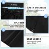imageMens Swim Trunks 9quot Board Shorts with Compression Liner Swimsuit Builtin Bathing Suit Quick Dry Swimwear Zipper PocketBlack