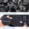 imageMens Swim Trunks 9quot Board Shorts with Compression Liner Swimsuit Builtin Bathing Suit Quick Dry Swimwear Zipper PocketBlack Vintage Flag