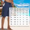 imageMens Swim Trunks 9quot Board Shorts with Compression Liner Swimsuit Builtin Bathing Suit Quick Dry Swimwear Zipper PocketNavy