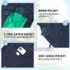 imageMens Swim Trunks 9quot Board Shorts with Compression Liner Swimsuit Builtin Bathing Suit Quick Dry Swimwear Zipper PocketNavy