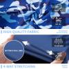 imageMens Swim Trunks 9quot Board Shorts with Compression Liner Swimsuit Builtin Bathing Suit Quick Dry Swimwear Zipper PocketNavy Camo