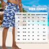 imageMens Swim Trunks 9quot Board Shorts with Compression Liner Swimsuit Builtin Bathing Suit Quick Dry Swimwear Zipper PocketNavy Camo